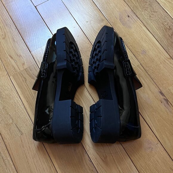 Coach Leah Loafers in Black Patent - Picture 5 of 7